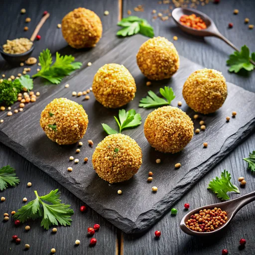 शाकाहारी क्विनोआ बॉल्स